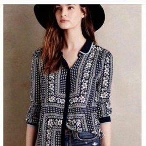 MAEVE Anthropologie art house blouse